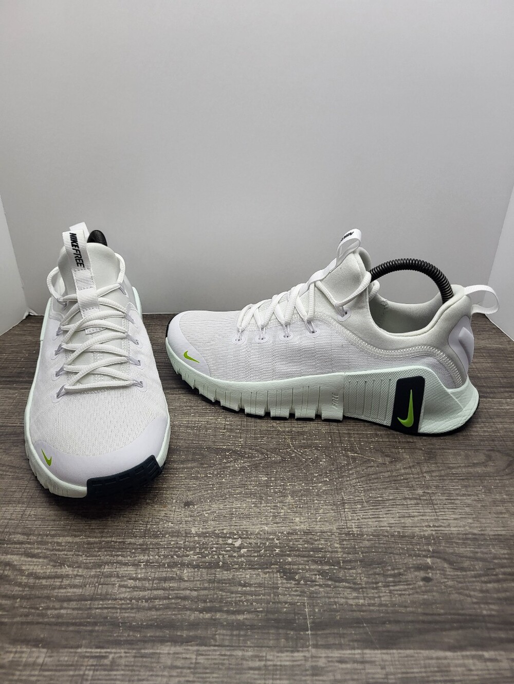 Nike Free Metcon 6 White Barely Green Womens Size 8.5 FJ7126-111